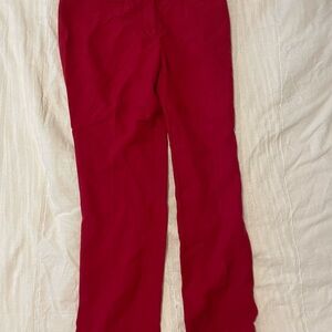 LOFT Cherry Red Trousers